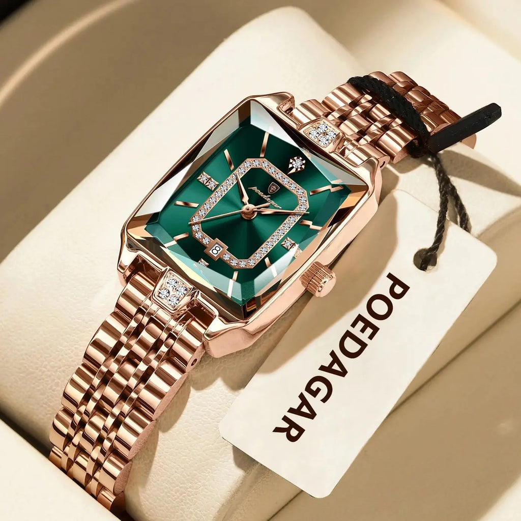 Orologio da donna POEDAGAR di lusso, impermeabile
