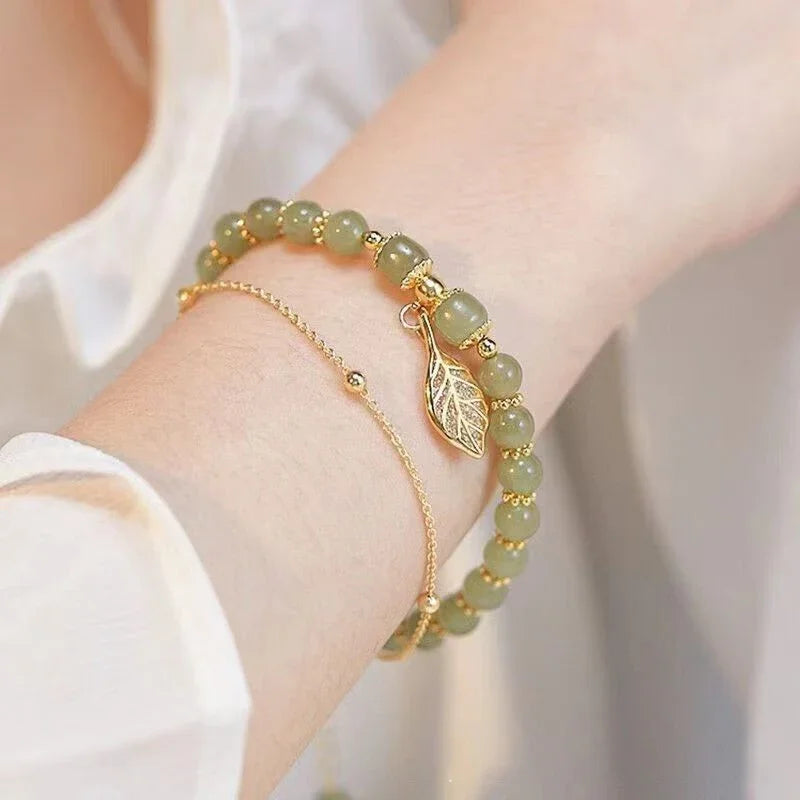 Bracciale in Giada Verde